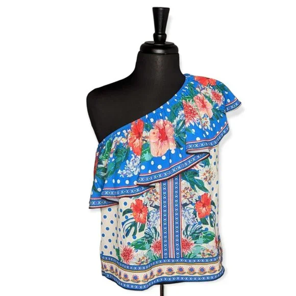 Flying Tomato One Shoulder Top Size Small - Picture 1 of 9